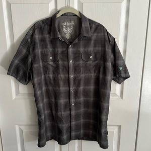 Kuhl Men’s XL button down short sleeve shirt.